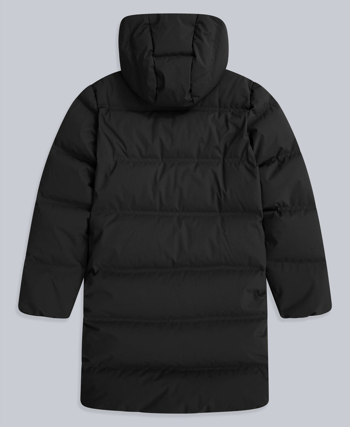 Cosi Cloud Womens Mid Length Down Coat - Black