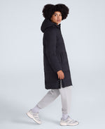 Cosi Cloud Womens Mid Length Down Coat - Black