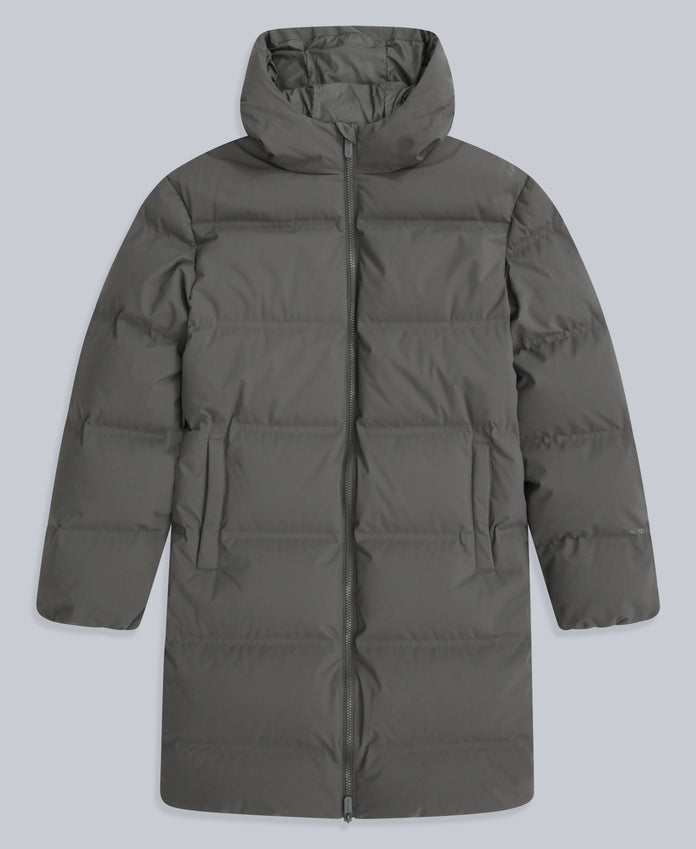 Cosi Cloud Womens Mid Length Down Coat - Khaki