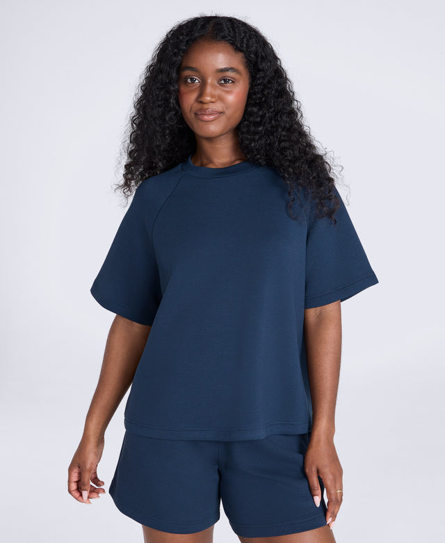 Cora Womens Travel Top - Navy