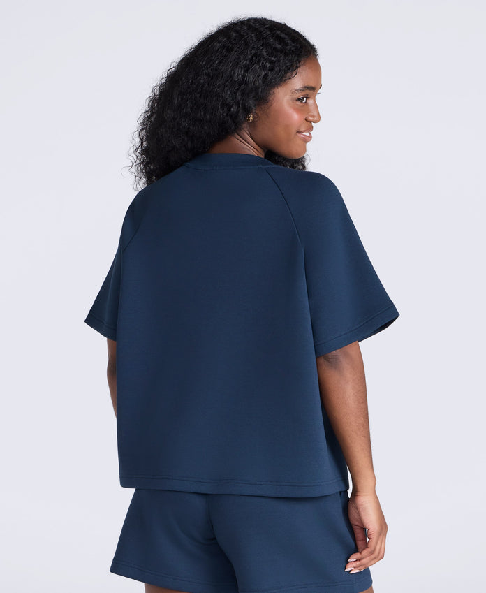 Cora Womens Travel Top - Navy