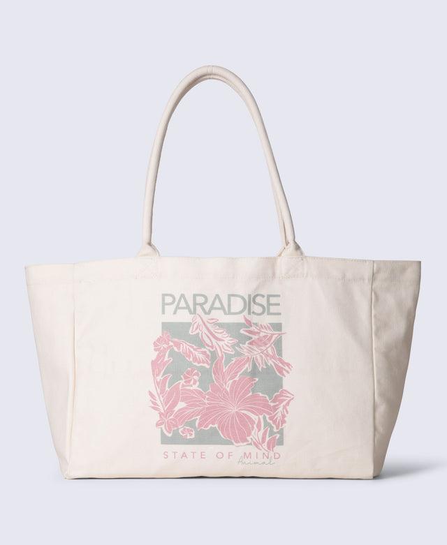 Cotton Tote Bag - Beige