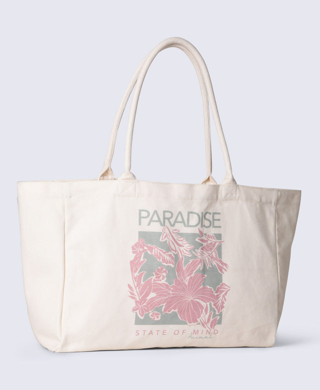 Cotton Tote Bag - Beige