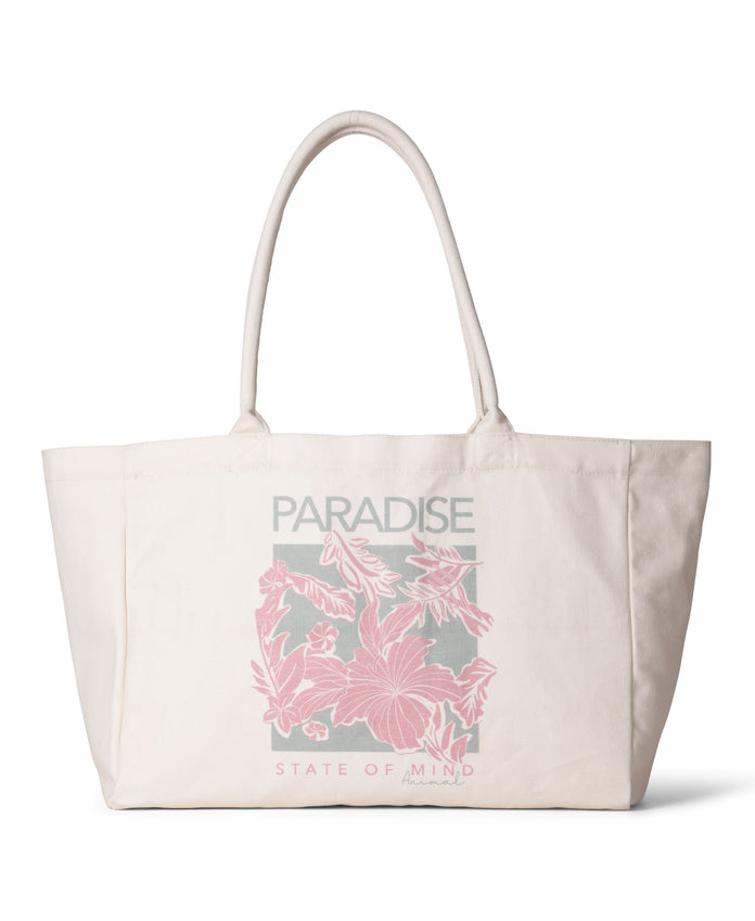 Cotton Tote Bag - Beige