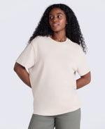 Grace Womens Heavyweight T-Shirt - Beige