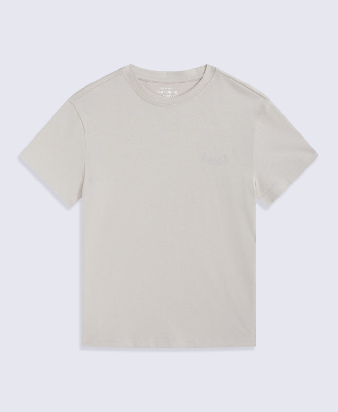 Grace Womens Heavyweight T-Shirt - Beige