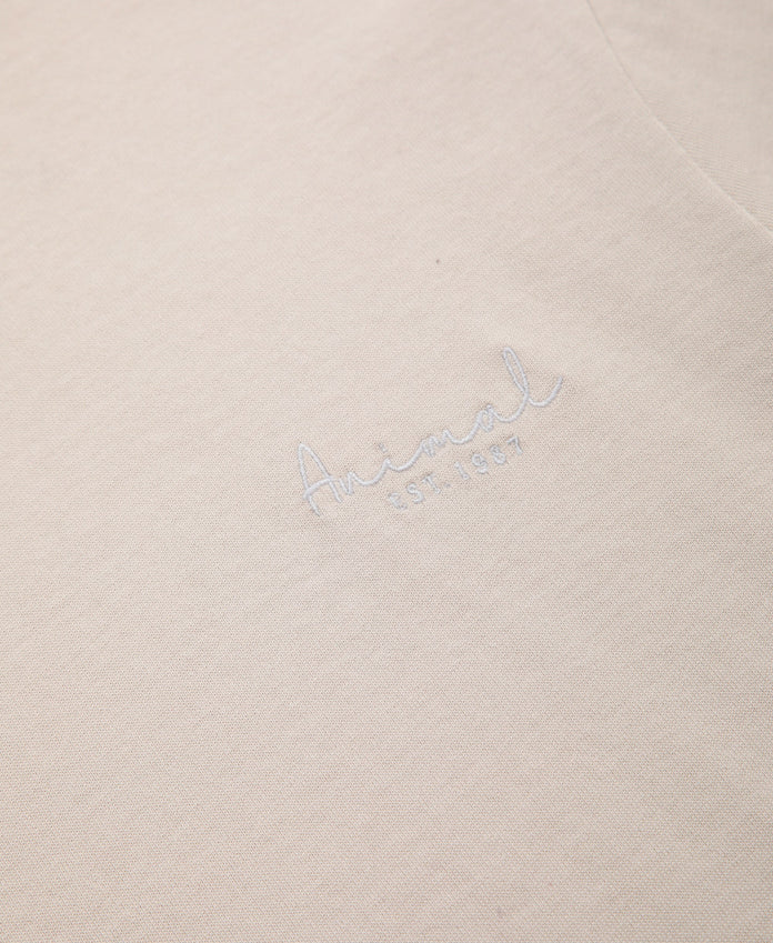 Grace Womens Heavyweight T-Shirt - Beige