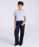 Grace Womens Heavyweight T-Shirt - Blue