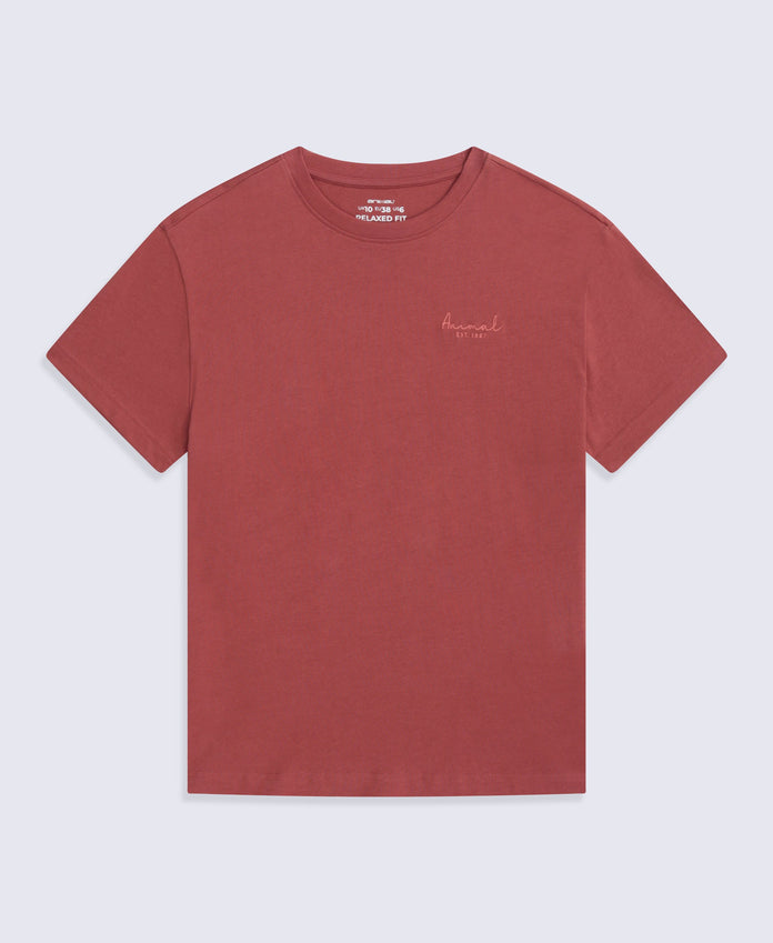 Grace Womens Heavyweight T-Shirt - Rust