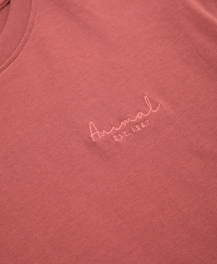 Grace Womens Heavyweight T-Shirt - Rust