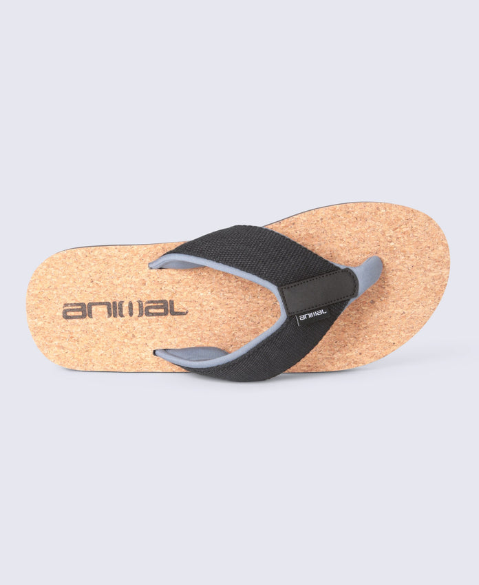 Parker Mens Flip Flops - Black
