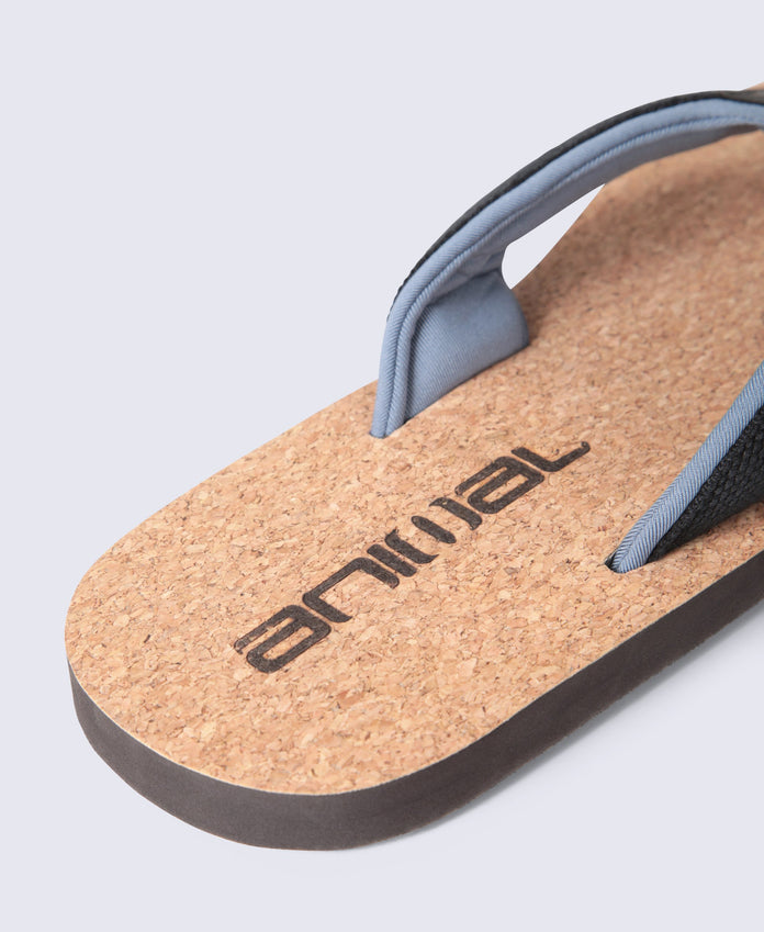 Parker Mens Flip Flops - Black