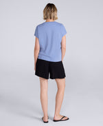 Animal Aria Knot Front T-Shirt - Blue
