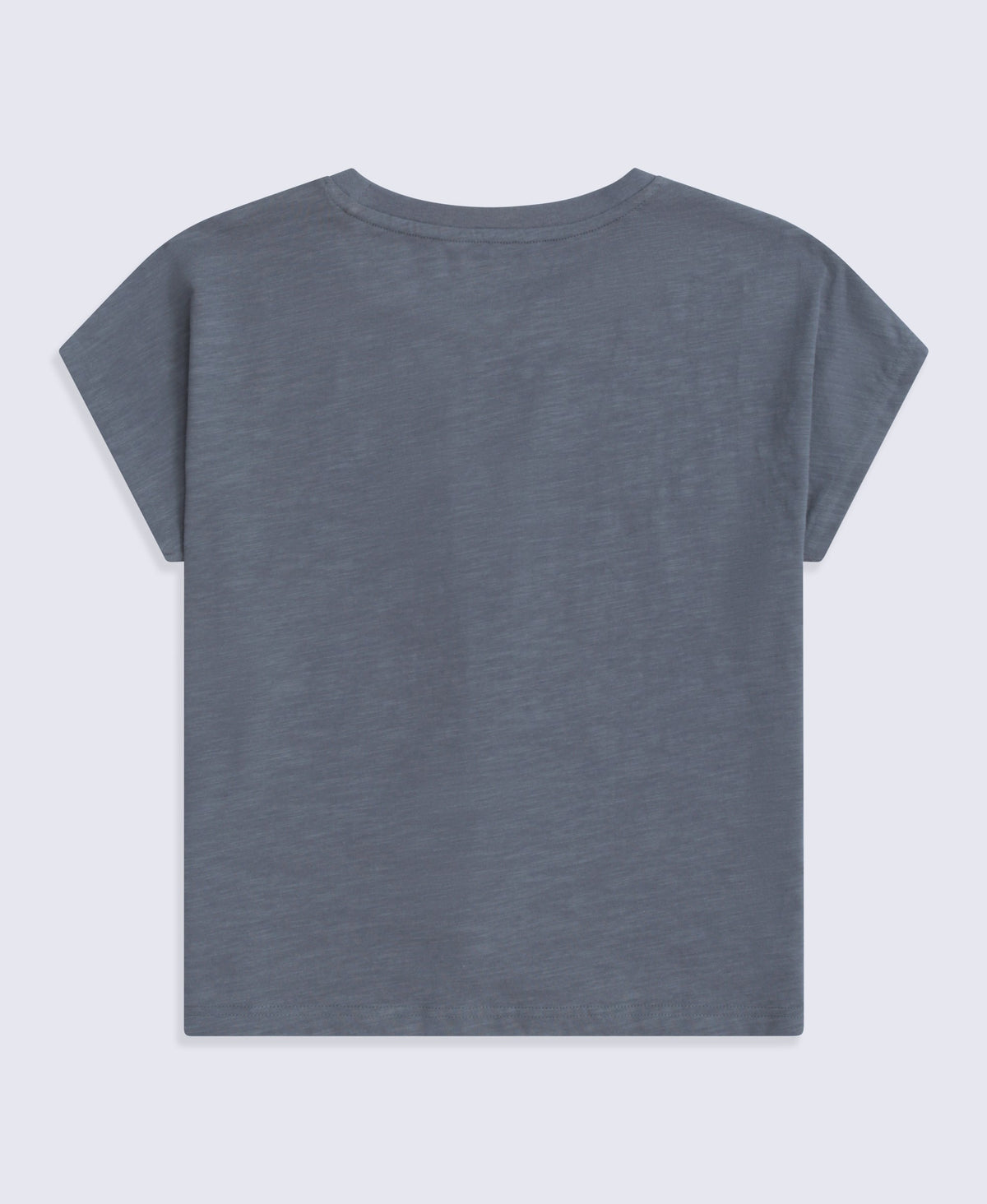 Aria Womens Knot Front T-Shirt - Charcoal