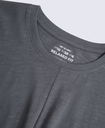Animal Aria Knot Front T-Shirt - Charcoal
