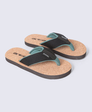 Parker Kids Cork Flip Flops - Black