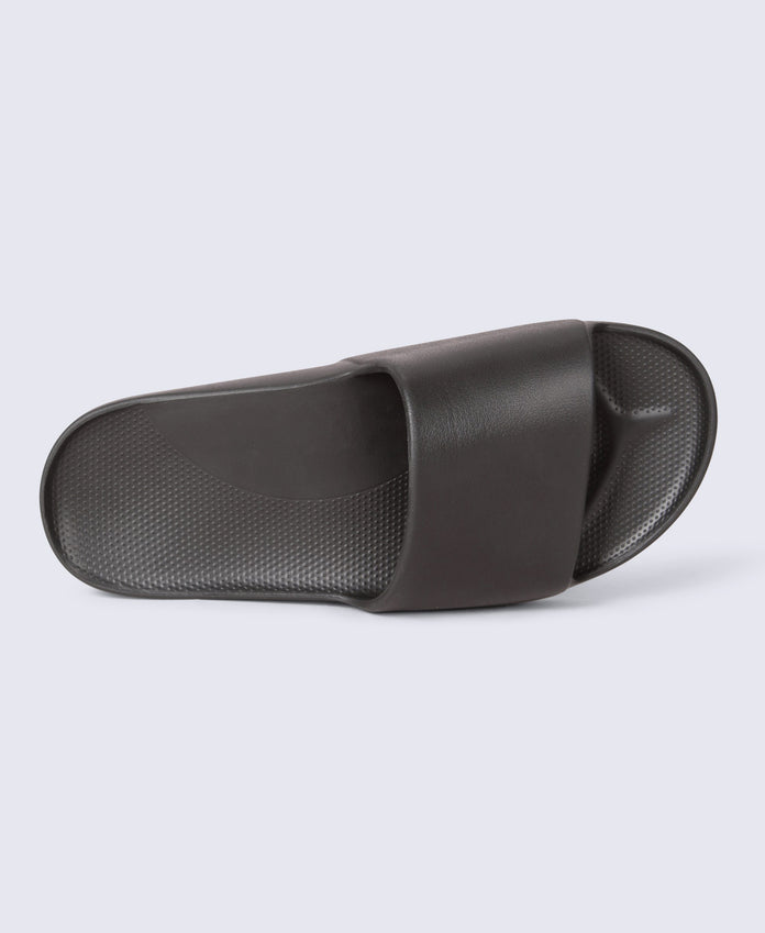 Poolside Mens Sliders - Black