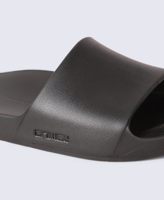 Poolside Mens Sliders - Black