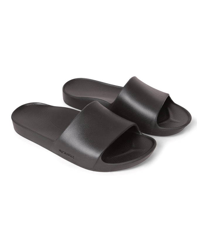 Poolside Mens Sliders - Black