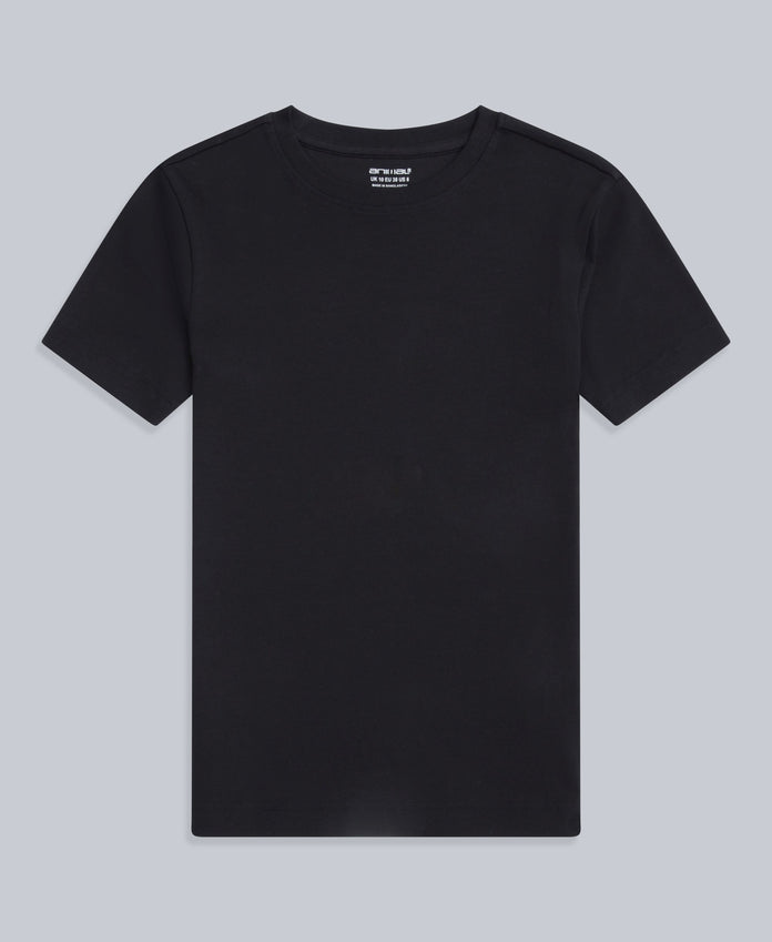 Evo Women's Ribbed T-Shirt - Black