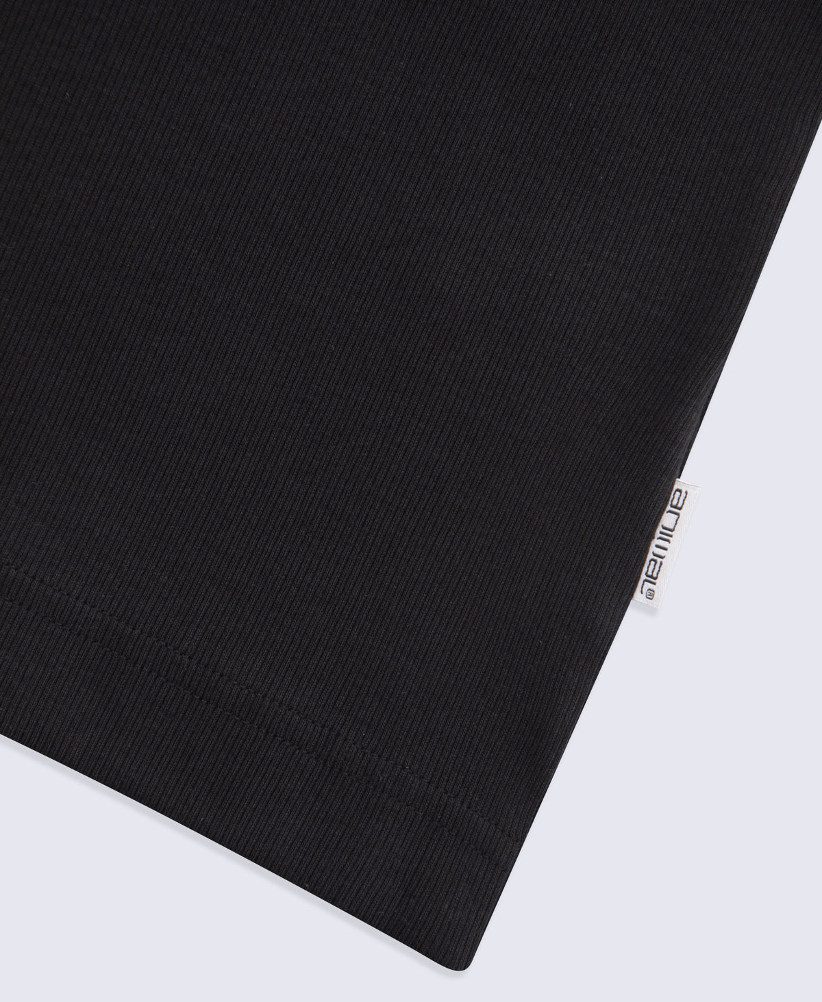 Evo Womens Ribbed T-Shirt - Black