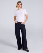 Evo Women's Ribbed T-Shirt - White