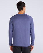 Active Mens Long Sleeve Tee - Blue