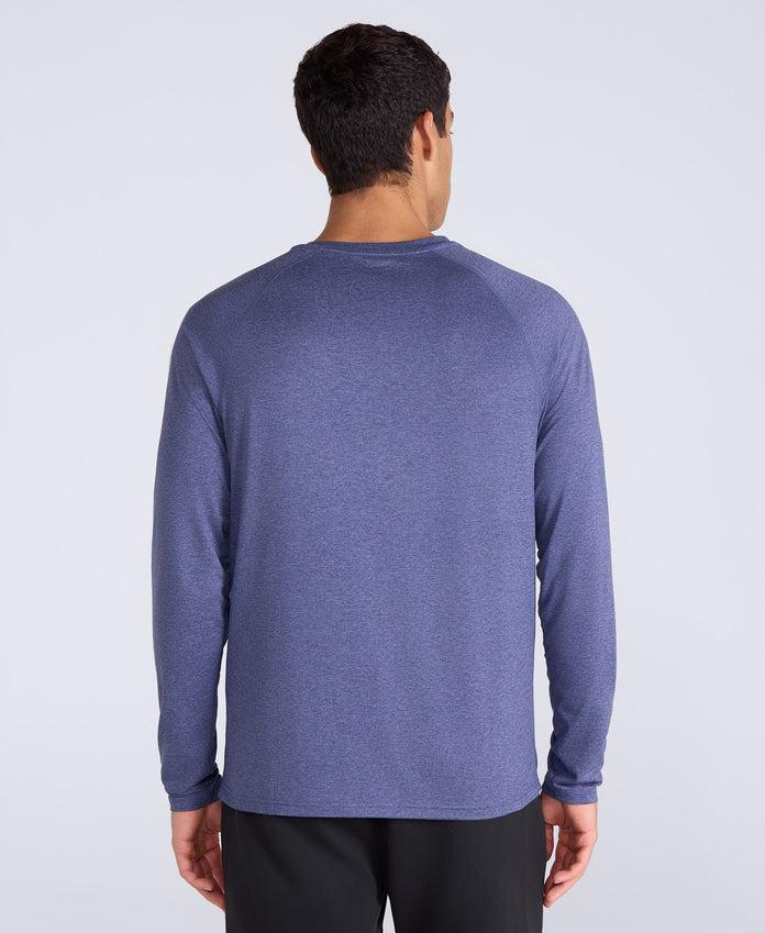 Active Mens Long Sleeve Tee - Blue