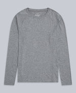 Active Mens Long Sleeve Tee - Charcoal