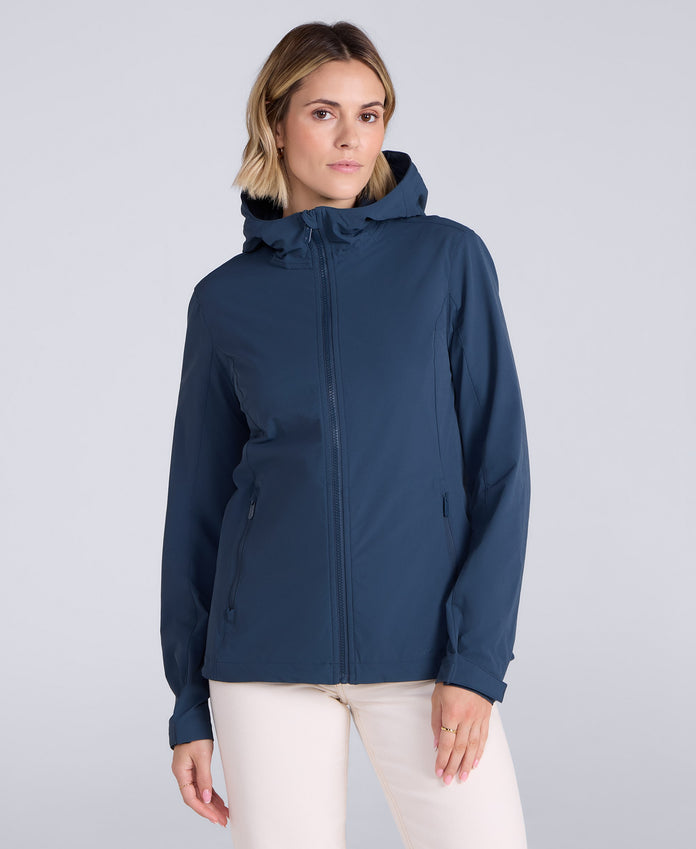 Torino Womens Packable Jacket - Navy