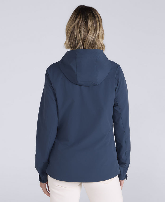 Torino Womens Packable Jacket - Navy