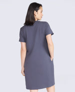 Jersey Women’s T-Shirt Dress - Charcoal