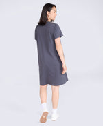 Jersey Women’s T-Shirt Dress - Charcoal