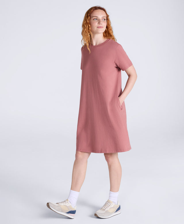 Jersey Women’s T-Shirt Dress - Pink
