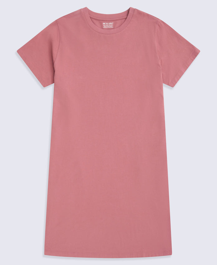 Jersey Women’s T-Shirt Dress - Pink