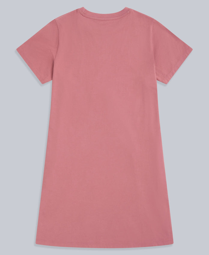 Jersey Women’s T-Shirt Dress - Pink