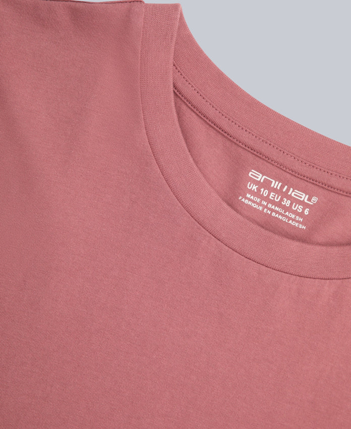 Jersey Women’s T-Shirt Dress - Pink