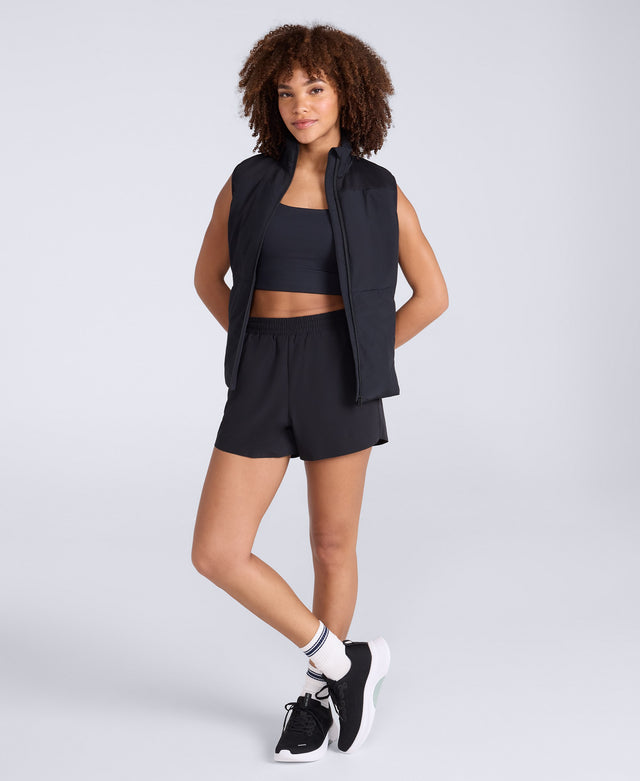 Womens Active Gilet - Black