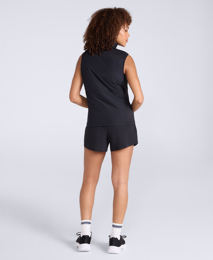 Womens Active Gilet - Black