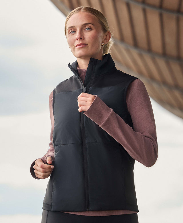Womens Active Gilet - Black
