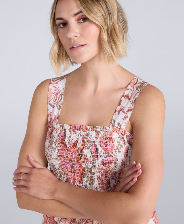 Mabel Maxi Dress Printed - Mixed