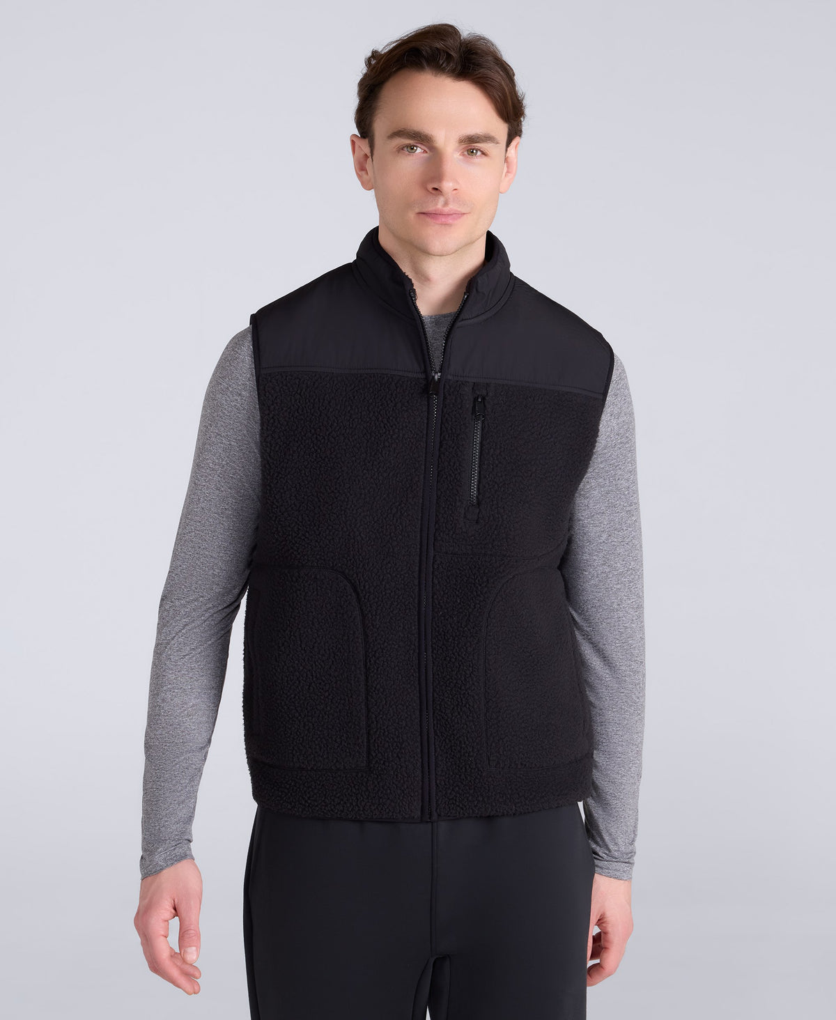 Henrick Mens Borg Gilet - Black