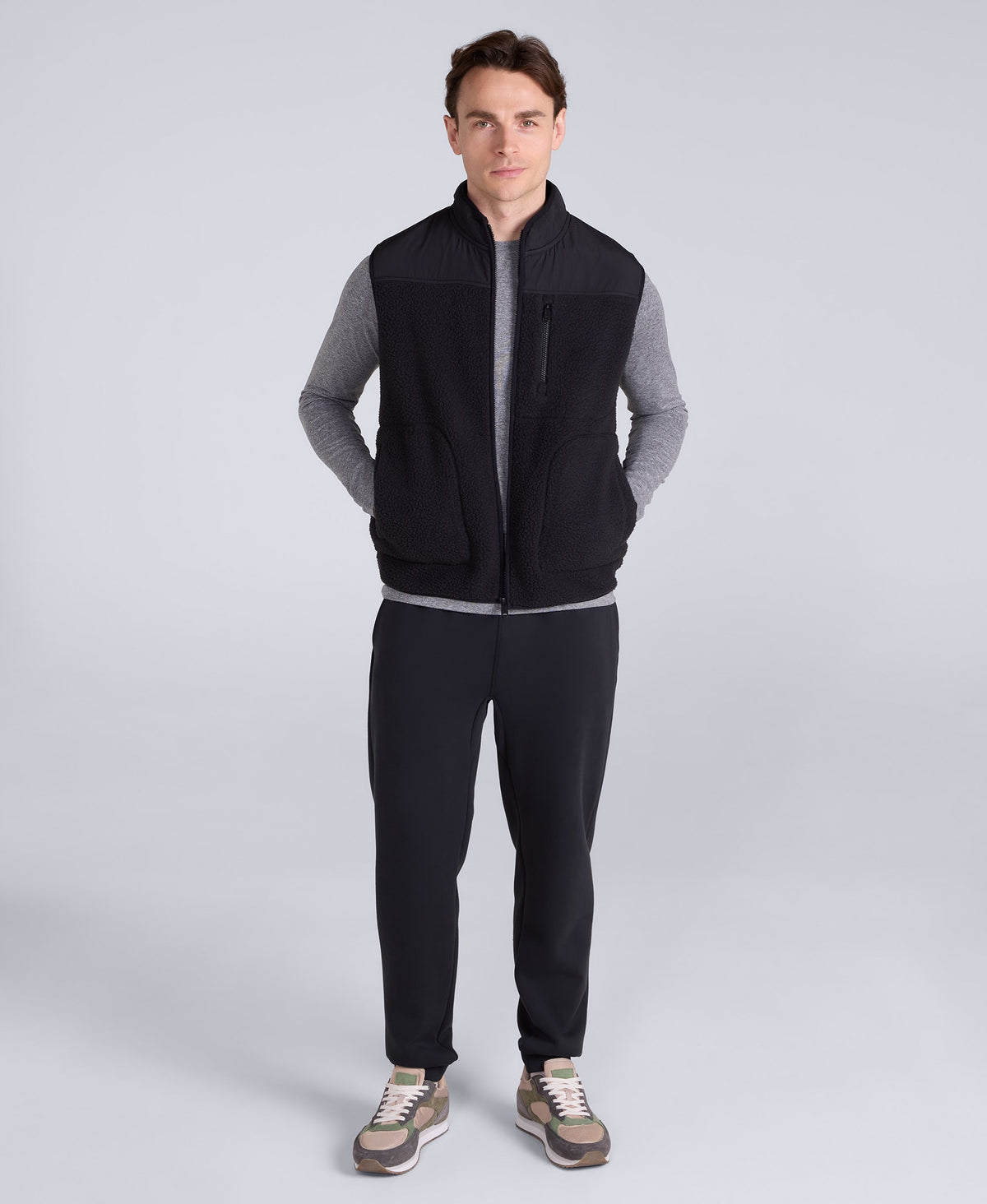 Henrick Mens Borg Gilet - Black
