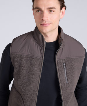 Henrick Mens Borg Gilet - Khaki