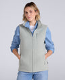 Buxton Womens Borg Gilet - Pale Green