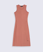 Alba Womens Tank Midi Dress - Rust