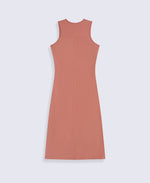 Alba Womens Tank Midi Dress - Rust