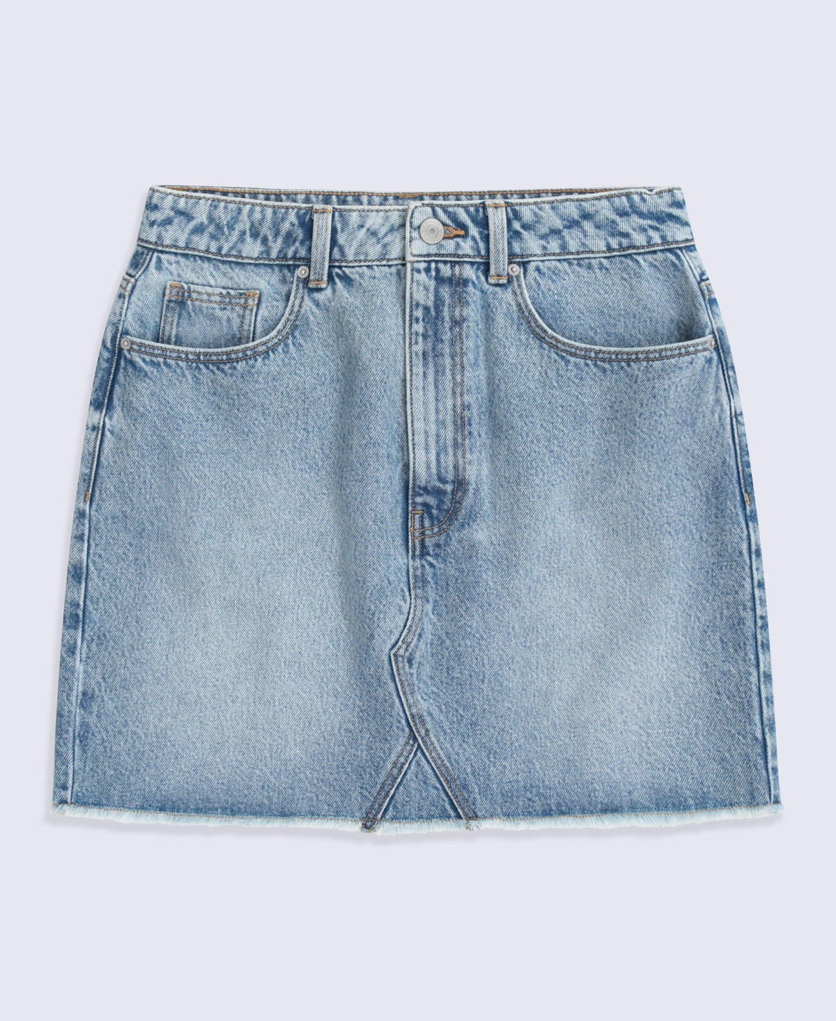 Kate Womens Mini Denim Skirt - Blue
