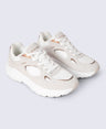 Ezra Womens Everyday Leather Trainers - Beige