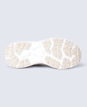 Ezra Womens Everyday Leather Trainers - Beige